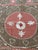 Mid-Century Modern Suzani Textile Wall Art - Bohemian Embroidery 4'4'' X 4'5'' For Sale - Image 3 of 16