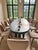 Green Custom Mgo Stone Classics Green Glazed Lava Stone Oval Dining Table, 106" For Sale - Image 8 of 9