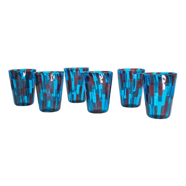 Murano Glasses by Mariana Iskra, Set of 6 For Sale - Image 17 of 17