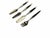 Mid-Century Modern Vintage Mid-Century Danish Frigast "Savoy" Serving Fork & Spreaders - Set of 4 For Sale - Image 3 of 9