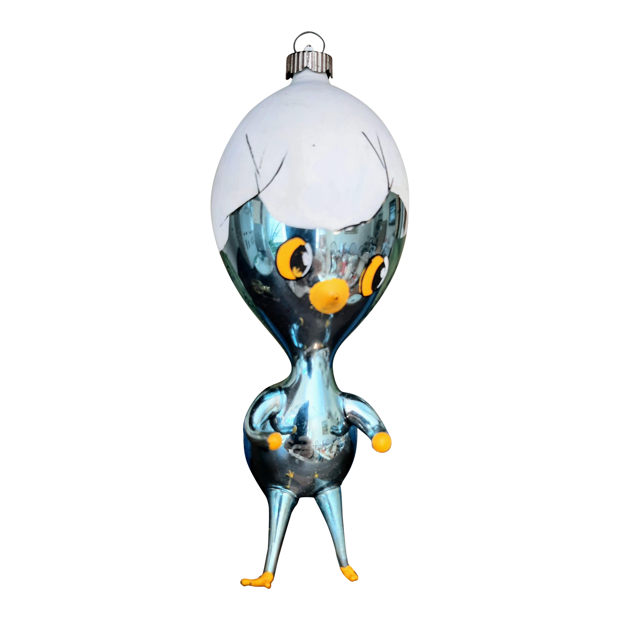 【チョコメルさま】vintage ornament ❀ ガラスの 小鳥さん Christmas Vintage Italian De Carlin Mercury Glass Bird Ornament