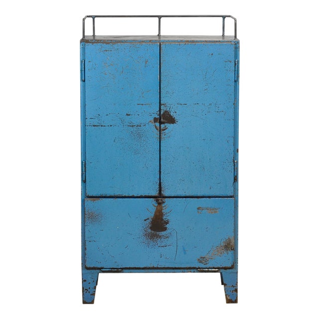 Industrial 4-Drawer Cabinet, 1970s For Sale