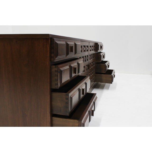 1970s Vintage Spanish Brutalist Sideboard, 1970s For Sale - Image 5 of 10