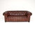 Antique Deep Buttoned Leather Chesterfield Sofa, 1950 For Sale - Image 11 of 11