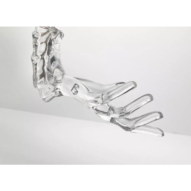 1970s Nancy Funk-Style Set of 4 Postmodern Acrylic Hand Wall Hooks 4.5” Good vintage condition. No damage. Length 4 1/2”...