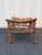 Early 1900s Tortoise Bamboo Thebes Stool For Sale - Image 6 of 12