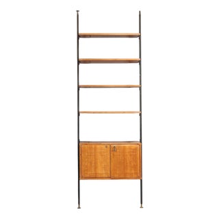 Floor-to-Ceiling Bookcase, 1950s-1960s For Sale