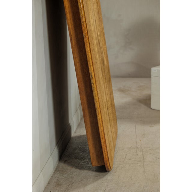 Late 20th Century Large Custom Mango Wood Table Top with Striking Grain Pattern For Sale - Image 9 of 18