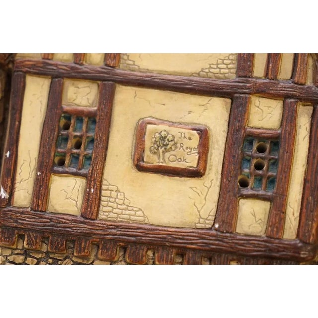 Wall Hanging Clock Depicting a Village Scene, 1950s For Sale - Image 13 of 16