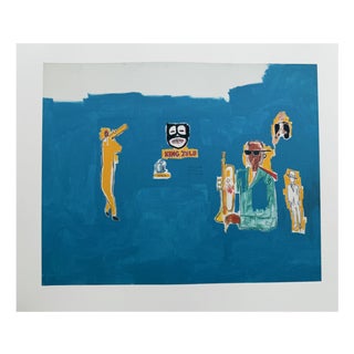 Jean Michel Basquiat, King Zulu, Estate Print For Sale