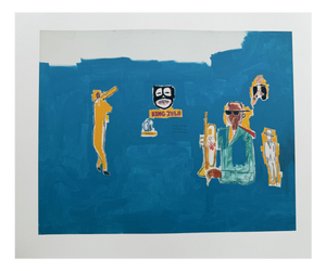 Jean Michel Basquiat, King Zulu, Estate Print