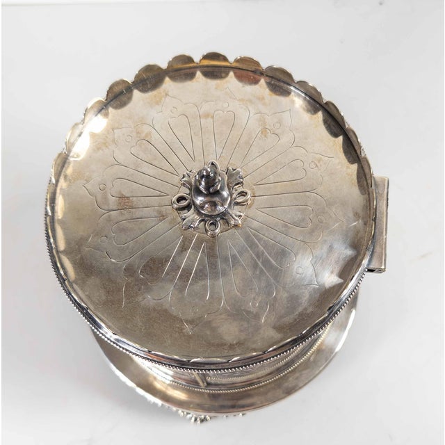 19th Century English Sheffield Silverplate Biscuit Jar For Sale In New York - Image 6 of 15