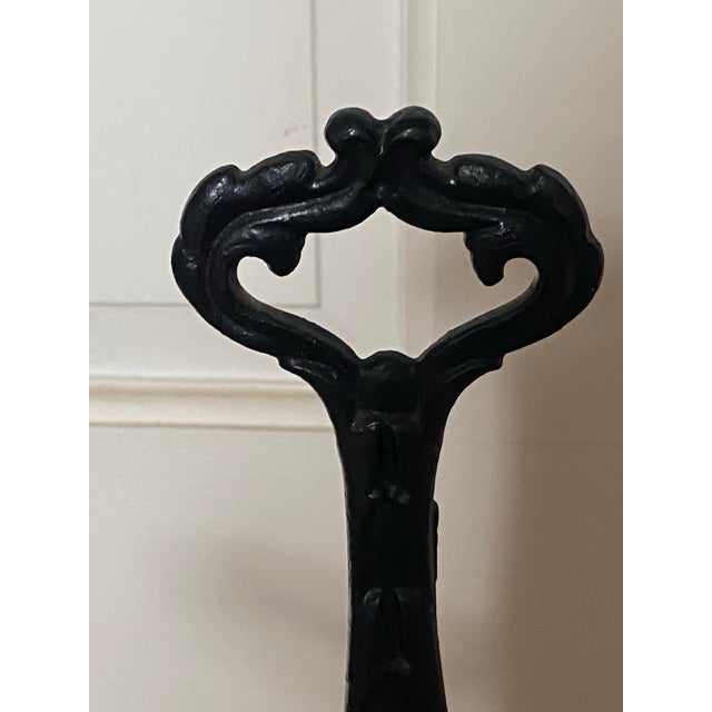 Antique Victorian Ornate Fireplace Tool Set For Sale - Image 4 of 12