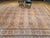 Vintage Mahal Sultanabad Rug, Hand-Knotted Wool, Geometric Pattern, 10x14, Pale Pink & Ivory For Sale - Image 9 of 10