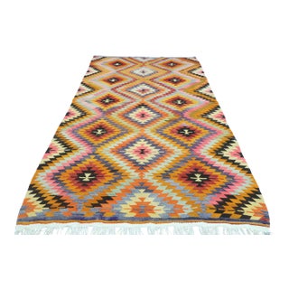 Vintage Turkish Antalya Classic Kilim Rug For Sale