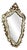 Vintage French Shabby Chic Ornate Wall Mirror For Sale