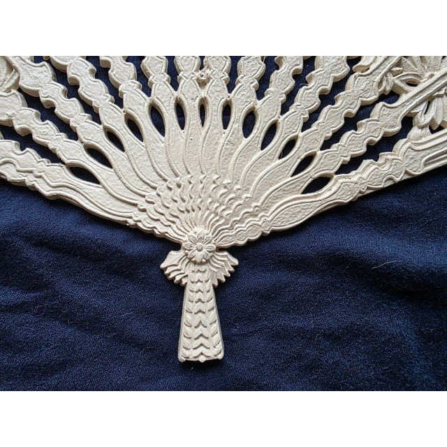 Mid 20th Century Burwood-Syroco Hanging Wall Fan For Sale - Image 4 of 9