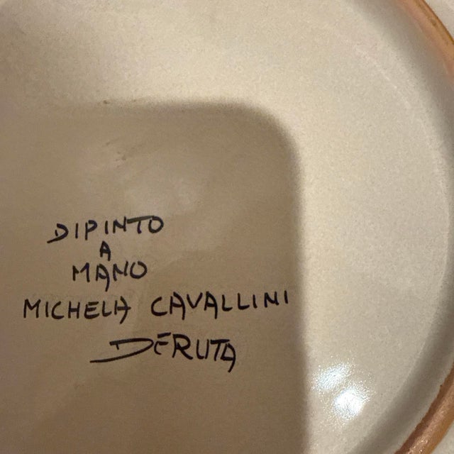 Late 20th Century Michela Cavallini Deruta For Sale In Palm Springs - Image 6 of 10