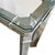 Mastercraft Mastercraft Brass and Glass Console Sofa Table For Sale - Image 4 of 8