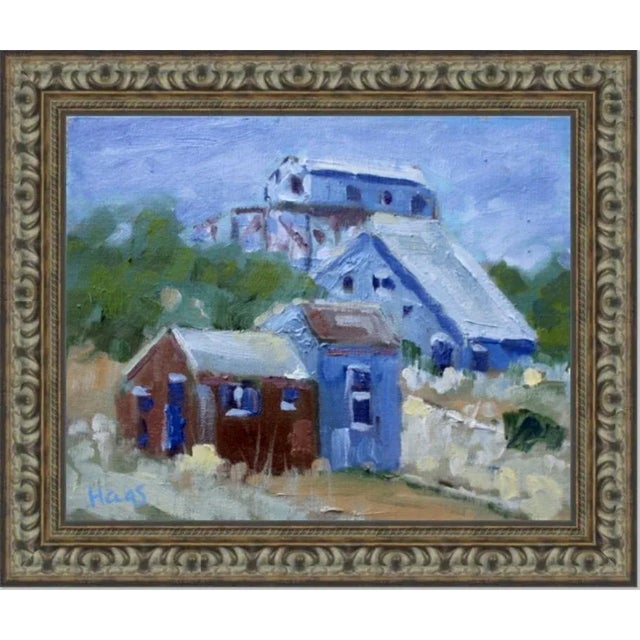 Nevada Ghost Town, Impressionist Style Landscape Oil Painting For Sale - Image 9 of 9