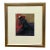 Nancy Willis Two Spies in Red Painting, Circa 1980 For Sale