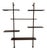 Ketch Bookcase-Wood/Brass Lacquered Steel For Sale