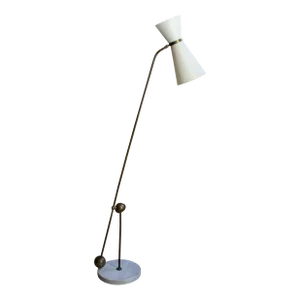 1950s French Modernist Counterbalance Floor Lamp