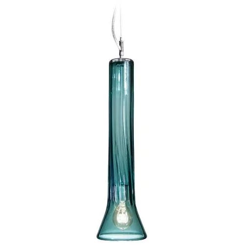 Tempo Clarion Pendant Light from the Flashlight Collection in Teal For Sale - Image 4 of 4