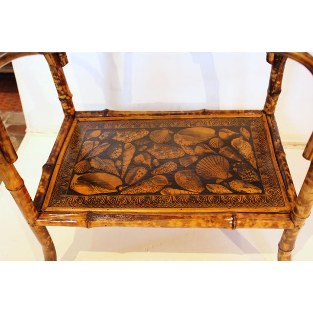 Circa 1880 English 2-Tier Rectangular Bamboo Table For Sale In Raleigh - Image 6 of 8