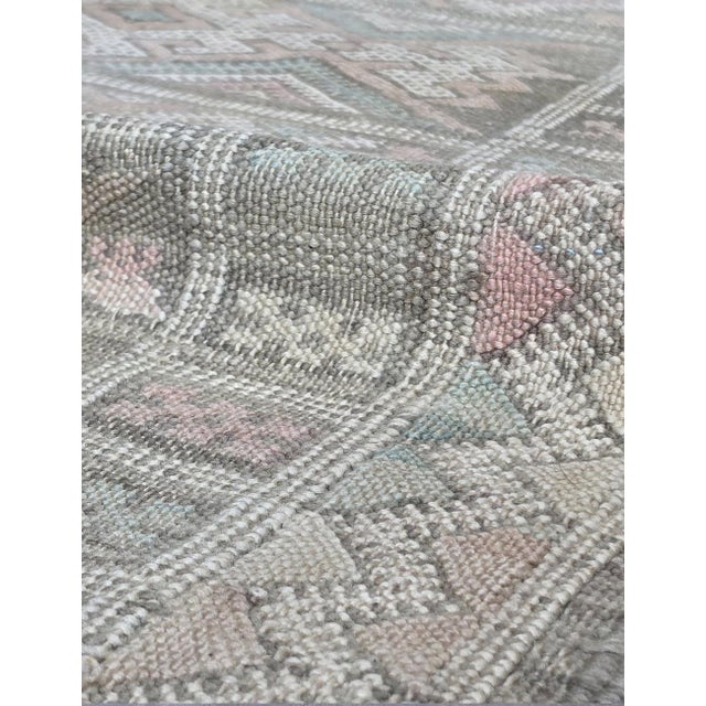 Ivory Handwoven Berber Flatweave Rug - 12 X 5.4 Ft For Sale In Cleveland - Image 6 of 6