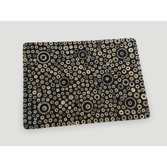 2010s Andrianna Shamaris Sliced Bamboo and Resin Placemats For Sale - Image 5 of 5
