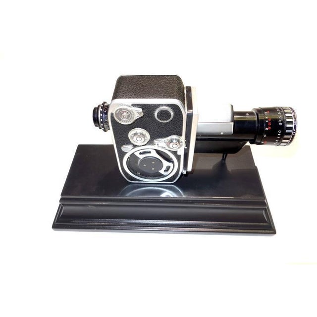Industrial 1950s Bolex C. Mid-Century Complete 8mm Mounted Movie Camera For Sale - Image 3 of 3