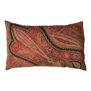 Single Antique Pillow Made From Kashmir Shawl