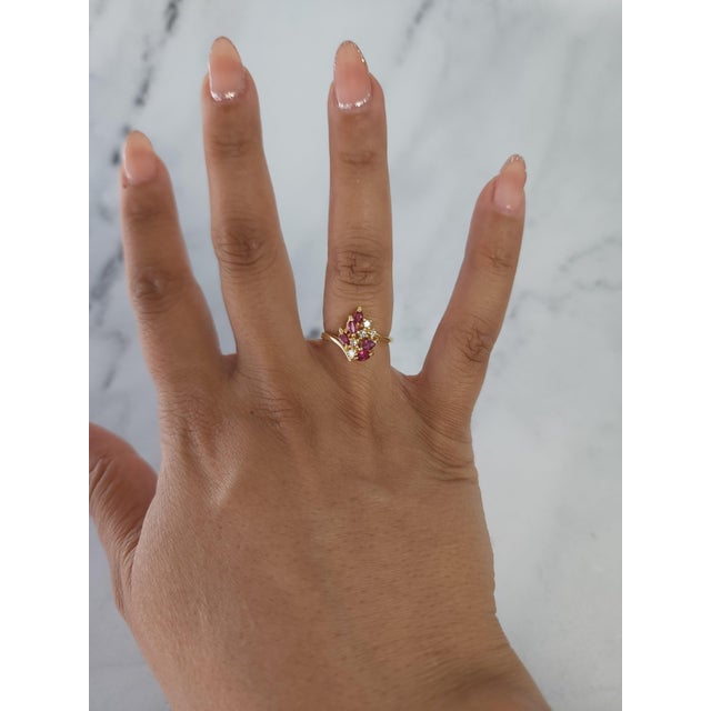 ♥ Product Summary ♥ Main Stone: Diamond & Ruby Approx. Diamond Carat Weight: .50cttw Diamond Color: J/K Diamond Clarity:...