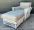 Vintage Rattan Lounge Chair and Ottoman After Bielecky Brothers For Sale In West Palm - Image 6 of 12