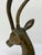 Brass Gazelle Sculpture on Variegated Green Marble Base, 1970s For Sale - Image 18 of 18