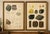 Set of two antique mineralogy chromolithographs, fluorite, amber & coal, 1888 description: a fascinating set of two...