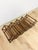 Mid 20th Century Vintage Dark Bamboo Twelve Bottle Wine Rack Coastal Boho Bar Accent For Sale - Image 5 of 8
