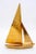Pair of Mid Century Modern Nautical Brass Sailboats For Sale In Philadelphia - Image 6 of 7