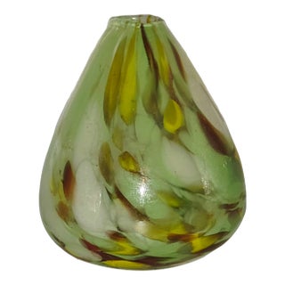 Pearlessence Hand-Blown Confetti Art Glass Bud Vase or Reed Diffuser For Sale