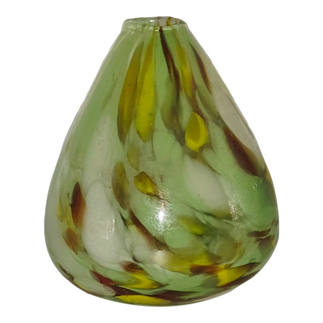 Pearlessence Hand-Blown Confetti Art Glass Bud Vase or Reed Diffuser For Sale