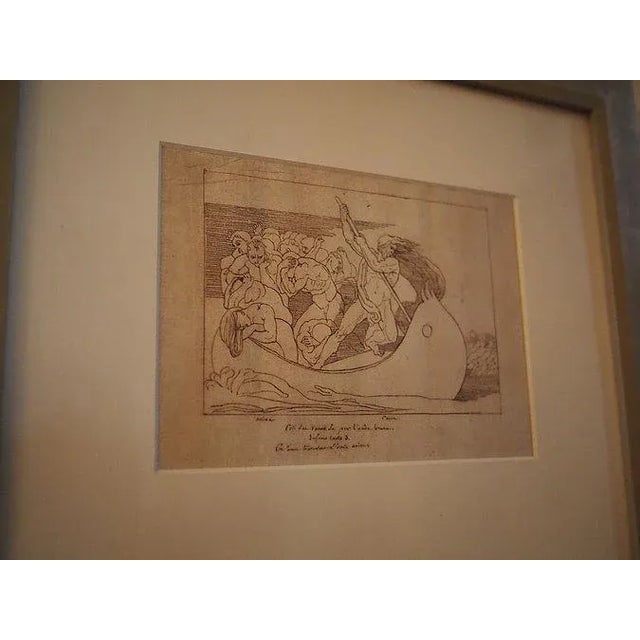 Early 19th Century Dante's Divine Comedy Pen and Ink Drawings After Flaxman, Framed - Set of 3 For Sale In New Orleans - Image 6 of 13