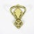 Late 20th Century Vintage Art Nouveau Style Solid Brass Door Knocker, Ornate For Sale - Image 5 of 8
