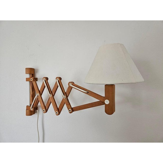 Mid-Century Modern Swedish Scissor Wall Lamp from Ikea, 1979 For Sale - Image 6 of 16