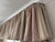 Rose Pristine Custom Drapes W/Valances. 6 Panels, 3 Valances, 3 Layers (Face, Flannel & Lining) For Sale - Image 8 of 15