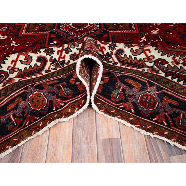 1960s Red Semi Antique Persian Rug For Sale In New York - Image 6 of 12