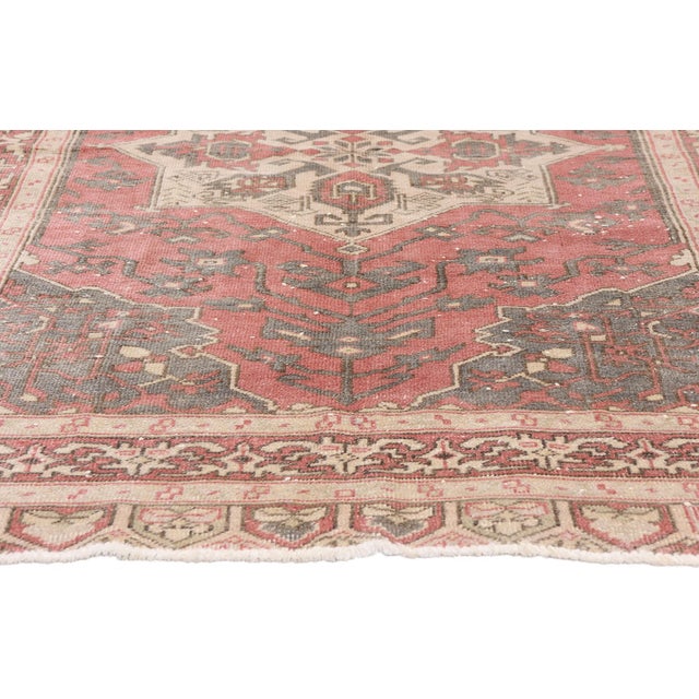 Vintage Turkish Oushak Rug, 03'10 X 06'01 For Sale - Image 4 of 10