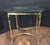 Hollywood Regency 1960s Hollywood Regency or Late MCM Italian Brass and Glass Table For Sale - Image 4 of 12
