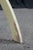 Gate House Ivory Contour Leg Wood Luggage Rack With 3 Petit Point Straps For Sale - Image 4 of 16