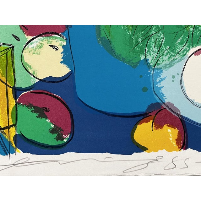 Walasse Ting, Composition, Lithograph, 1985 For Sale - Image 3 of 7